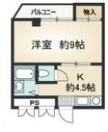 ロイヤル天王寺南の間取り画像