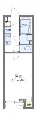レオネクスト勝山の間取り画像