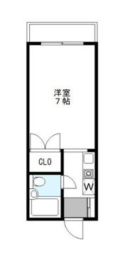パレスふじの間取り画像