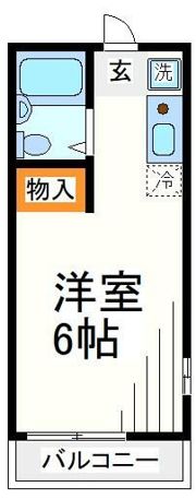 磯子JSハイツの間取り画像