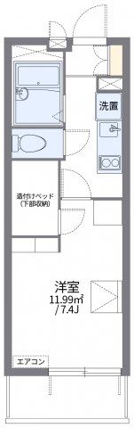 レオパレスフォレストスプリングの間取り画像