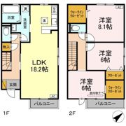 ベルクの間取り画像