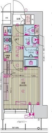 プレサンス九条グランデリーヴの間取り画像