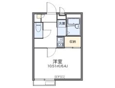 レオパレスアドニスの間取り画像