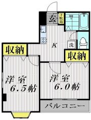 YMO弦巻の間取り画像