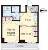 ベイステート安間の間取り画像