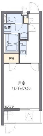 クレイノ芝富士ハイツの間取り画像