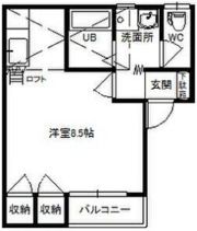 代栄パレスNo.15の間取り画像