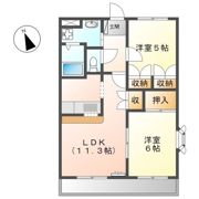 プレイス エリエゼルの間取り画像