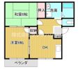 ハイツヒミコD棟の間取り画像