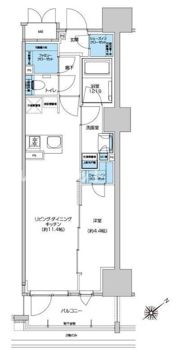 プレシス静岡七間町の間取り画像