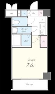 ヴィラマリオンの間取り画像