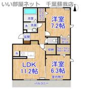 クレールコートの間取り画像