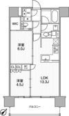 ﾃﾞｨｰﾑｽ渋谷本町の間取り画像