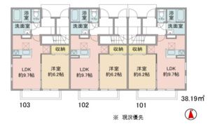 エルメゾン府中の間取り画像