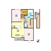 カーサベルデD棟の間取り画像