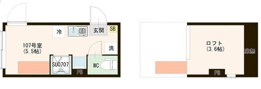 ハーモニーテラス早宮Ⅱの間取り画像