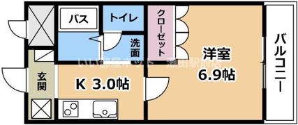 コンフォース長等の間取り画像