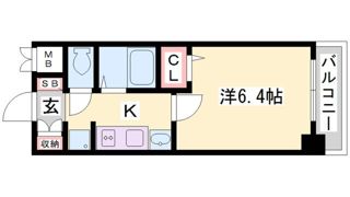 エステムプラザ神戸水木通グランクロスの間取り画像