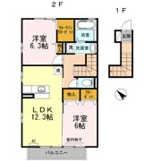 リヴェールかわさきの間取り画像