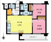 汐見台団地1407号棟の間取り画像