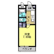 メルベーユ・HAJI Ⅱの間取り画像