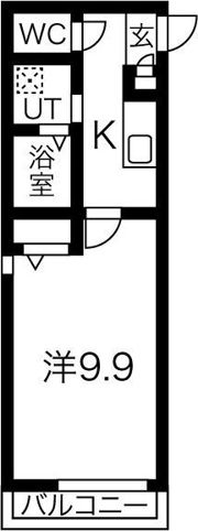 カサベルデ師勝の間取り画像
