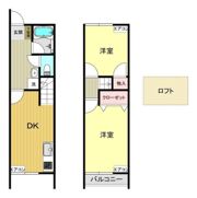 MTメゾネット1号棟の間取り画像