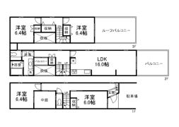 山本通4丁目戸建の間取り画像