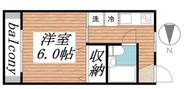 コーポラス 紀里の間取り画像