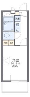 レオパレスブルーパークの間取り画像