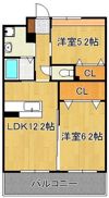 GRACEFUL中井の間取り画像