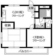 アゼリアオオクボの間取り画像