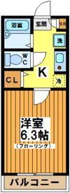 ベルメゾンの間取り画像