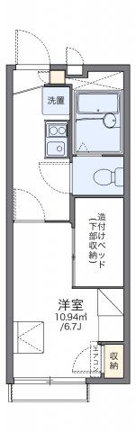 レオパレスアクアブルー青谷の間取り画像