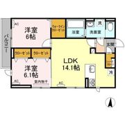 グランディール南佐古の間取り画像