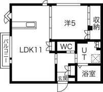アベイユの間取り画像