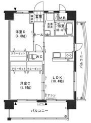 ステーションヒルズの間取り画像