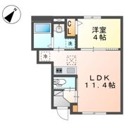 ガルデ寒川の間取り画像