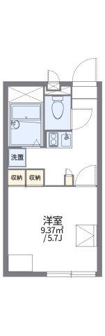 レオパレスあすなろの間取り画像