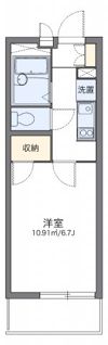 レオパレスヴィラ曽根Cの間取り画像