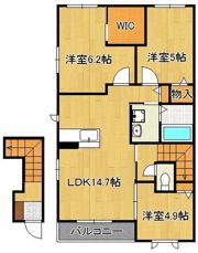 シャンティ C棟の間取り画像