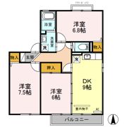 パークヒル東川口の間取り画像