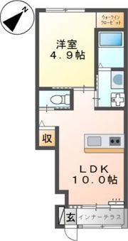 Azyu（エイジュ）の間取り画像