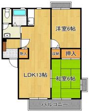 アヴェニール・アージュ D棟の間取り画像