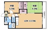 アセンブル高野の間取り画像