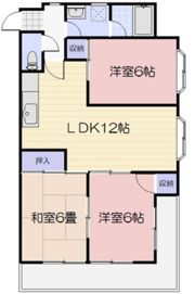 コーポみあきの間取り画像