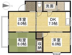 クレール金沢Ⅱの間取り画像