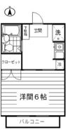 ホワイトコ－ポBの間取り画像