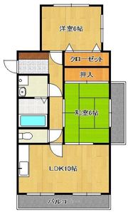 クラブハウス熊本の間取り画像